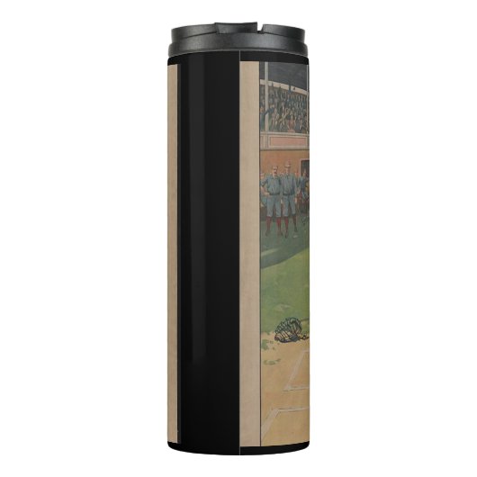 Bouteilles Isothermes Poster de baseball (Dos)