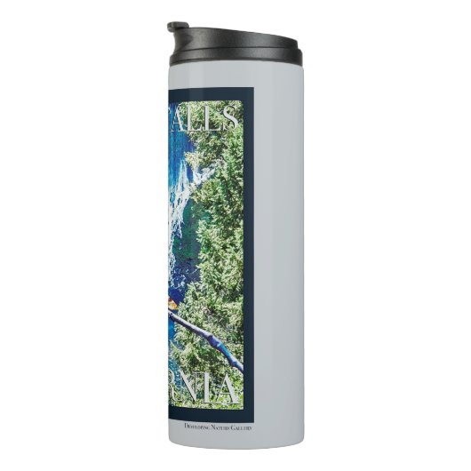 Bouteilles Isothermes Poster de Burney Falls, CA (Tourné sur la droite)