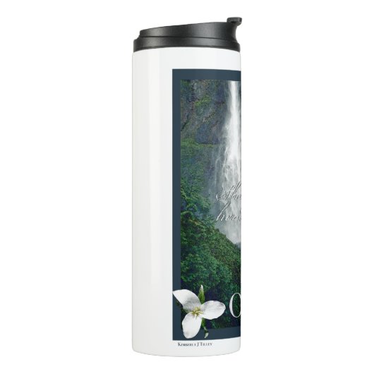 Bouteilles Isothermes Poster de la cascade de l'Oregon (Tourné sur la gauche)