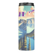 Bouteilles Isothermes Poster vintage du lac Crater (Dos)