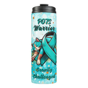 Bouteilles Isothermes POTS Warrier Ruban de sensibilisation Dysautonom