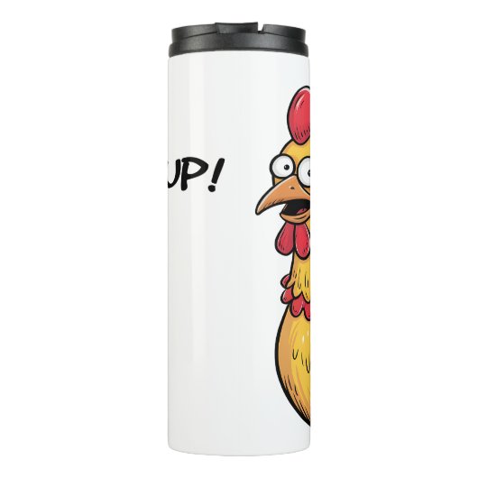 Bouteilles Isothermes Poulet ne pas étouffer graphique (Dos)