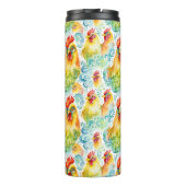 Bouteilles Isothermes Poulets d'aquarelle (Dos)