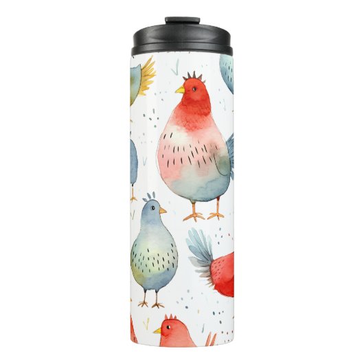 Bouteilles Isothermes Poulets d'élevage (Devant)