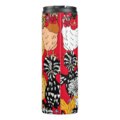 Bouteilles Isothermes Poulets et poules polonaises mignons (Dos)