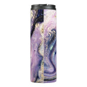 Bouteilles Isothermes Pouple et Or Agate Galaxy Thermal Tumbler (Dos)