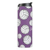 Bouteilles Isothermes Pourpre nommé fait sur commande de volleyball (Tourné sur la gauche)