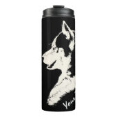 Bouteilles Isothermes Poussette Husky Tumbler Mug Personnalisé Poussée C (Devant)