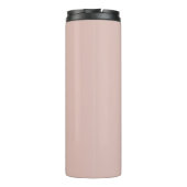 Bouteilles Isothermes Poussière d'or rose Monogramme moderne Lettre init (Dos)