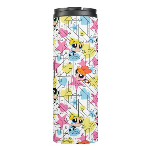Bouteilles Isothermes Powerpuff Girls Townsville Pattern (Dos)