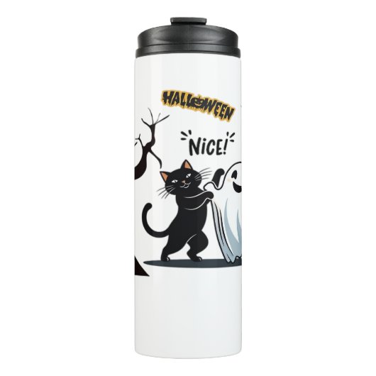 Bouteilles Isothermes Préparez-vous à une fête d'Halloween niçois tactil (Devant)