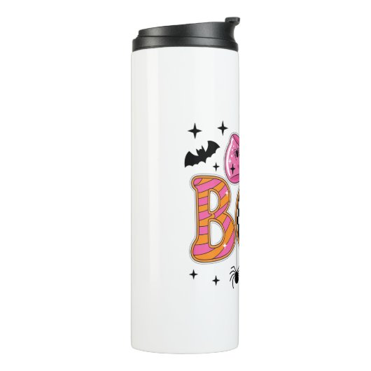 Bouteilles Isothermes Preppy Éffrayant Halloween Boo (Tourné sur la gauche)