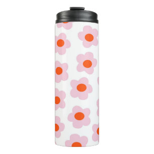 Bouteilles Isothermes Preppy rose rouge hippie Motif