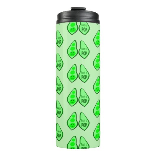 Bouteilles Isothermes Prêt à cueillir des pois verts (Devant)