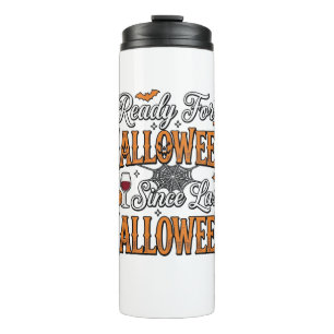 Bouteilles Isothermes Prêt pour Halloween Vintage Gravure Design de T-Sh