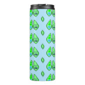 Bouteilles Isothermes Prêt pour la pop Baby Boy Pea Blue (Dos)