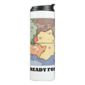 Bouteilles Isothermes Prêt Pour Le Grand ? Carte du monde Tectonique en  (Tourné sur la gauche)