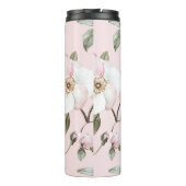 Bouteilles Isothermes Pretty Blush Pink White Flowers   (Dos)