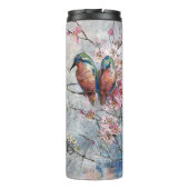 Bouteilles Isothermes Pretty Painted Kingfish and Flowers (Dos)