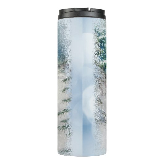 Bouteilles Isothermes Princesse d'hiver enchantée (Dos)