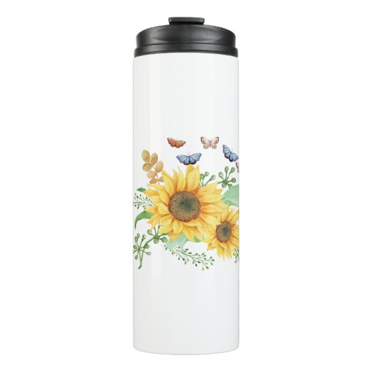 Bouteilles Isothermes printemps de tournesol (Devant)