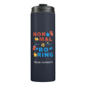 Bouteilles Isothermes Prise en charge de la sensibilisation sur l'autism (Devant)