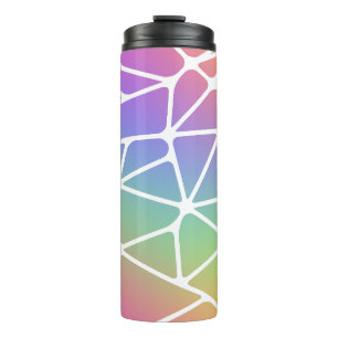 Bouteilles Isothermes prisme synapse net - toile arc-en-ciel :