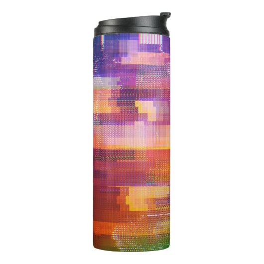 Bouteilles Isothermes problème Abstrait : texture de l'écran de test (Tourné sur la gauche)