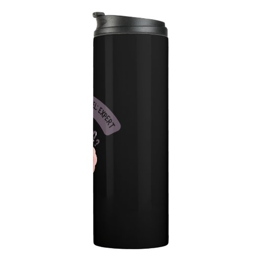 Bouteilles Isothermes Procrastination Niveau : Expert - Cerveau Drôle (Tourné sur la droite)