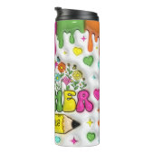 Bouteilles Isothermes Professeur : Coloré, Floral, Design inspirant (Tourné sur la droite)