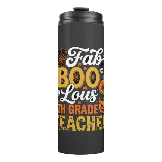 Bouteilles Isothermes Professeur de 4e année Faboolous Halloween (Devant)