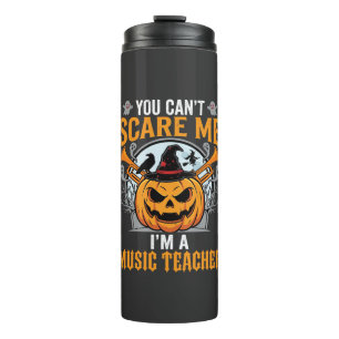 Bouteilles Isothermes Professeur de Musique Halloween Citrouille Effraya