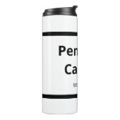 Bouteilles Isothermes Professionnel Moderne Simple Design Noir & Blanc (Tourné sur la gauche)