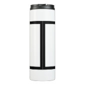 Bouteilles Isothermes Professionnel Moderne Simple Design Noir & Blanc (Dos)