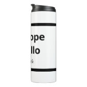 Bouteilles Isothermes Professionnel Moderne Simple Design Noir & Blanc (Tourné sur la droite)