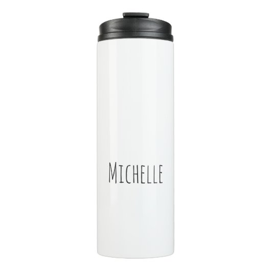 Bouteilles Isothermes Professionnel Unique Classique Simple Votre Nom (Devant)