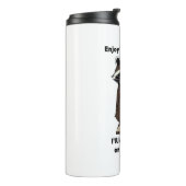 Bouteilles Isothermes Profitez De Votre Vacance Mischievous Raccoon (Tourné sur la gauche)