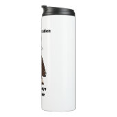 Bouteilles Isothermes Profitez De Votre Vacance Mischievous Raccoon (Tourné sur la droite)