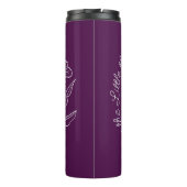 Bouteilles Isothermes Profitez des fleurs de Little Things (Dos)