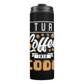 Bouteilles Isothermes Programmeur Transformez Le Café En Code (Devant)