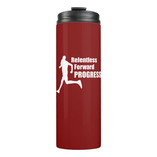 Bouteilles Isothermes Progression Vers l'Avant Implacable de la Course (Devant)