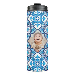 Bouteilles Isothermes Propre image, Azulejos bleus et blancs