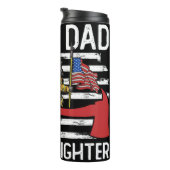 Bouteilles Isothermes Proud Firefighter Dad Design (Tourné sur la droite)