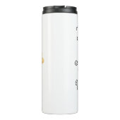 Bouteilles Isothermes Psaume 23:1 Le Seigneur est mon Berger Fleur Jaune (Dos)