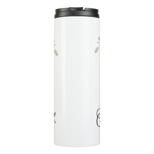 Bouteilles Isothermes Psaume 46:5 Dieu est dans sa fleur des Écritures (Dos)