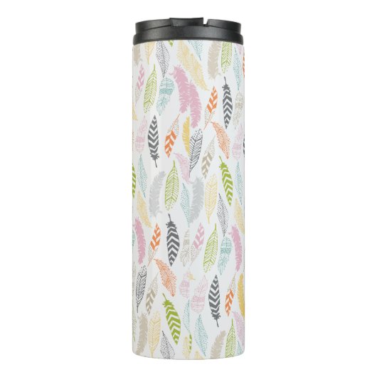 Bouteilles Isothermes Psaume 91:4 Écriture et conception de plume (Dos)