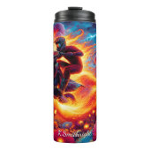 Bouteilles Isothermes Psychedelic Motocross Rider Art Print (Devant)