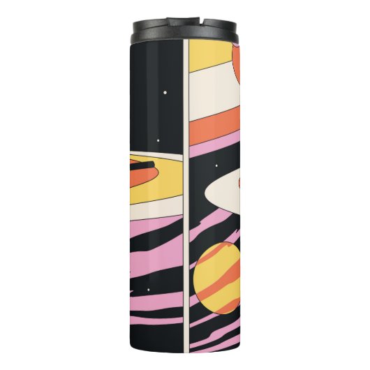 Bouteilles Isothermes Psychedelic Space Abstract Illustration,Geometric  (Dos)