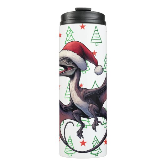 Bouteilles Isothermes Pterodactyle de Noël (Devant)