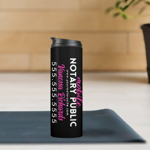 Bouteilles Isothermes Publicité Noir & Rose moderne